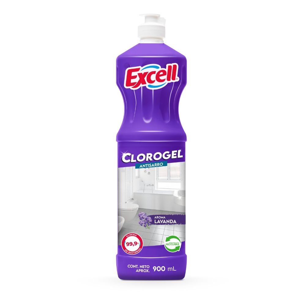 Clorogel Excell Antisarro Lavanda 900 Ml